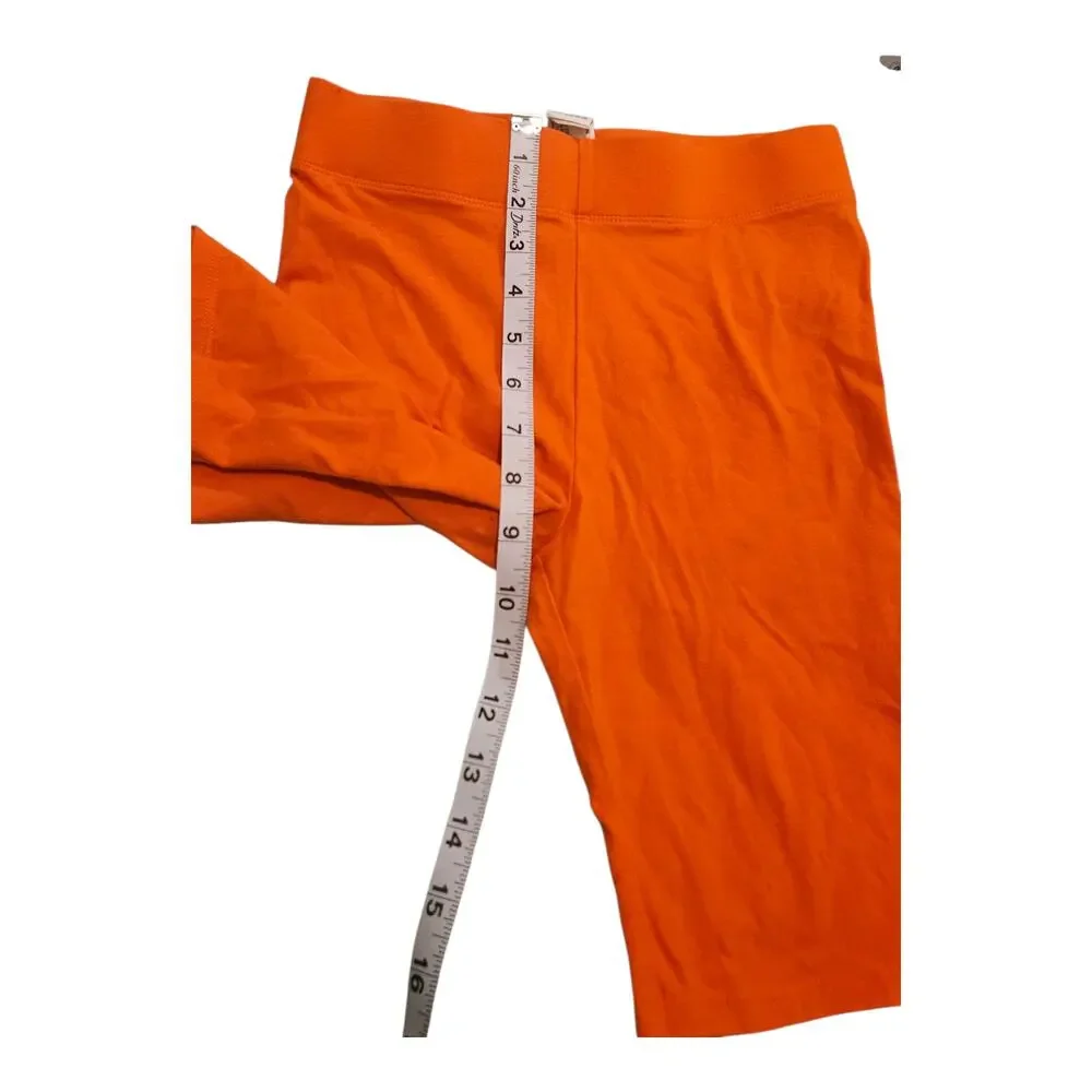 Forever 21Women's Size Small Orange Biker Shorts
